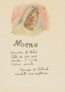 Menu, Tête de tahitienne