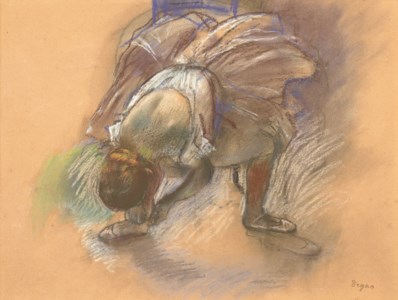 Edgar Degas, Danseuse rajustant son chausson