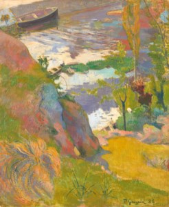 Paul Gauguin, Pêcheur et baigneurs sur l'Aven