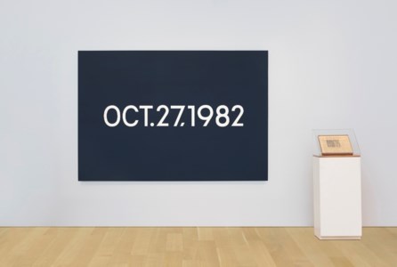 On Kawara, OCT. 27, 1982 ("Wednesday.") from Today series, 1966–2013