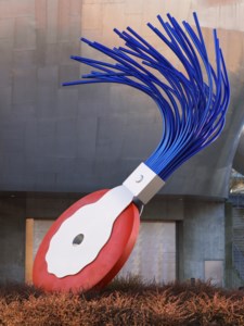 CLAES OLDENBURG (1929-2022) and COOSJE VAN BRUGGEN (1942-2009), Typewriter Eraser, Scale X