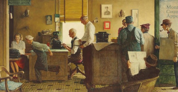 Norman Rockwell, Norman Rockwell Visits a Country Editor
