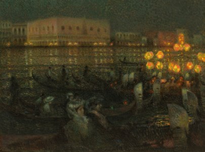 Henri Le Sidaner, La Sérénade, Venise