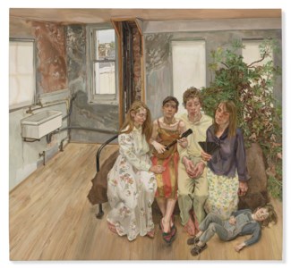 Lucian Freud, Large Interior, W11 (after Watteau)