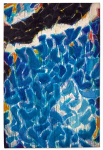 Sam Francis, Composition in Blue and Black