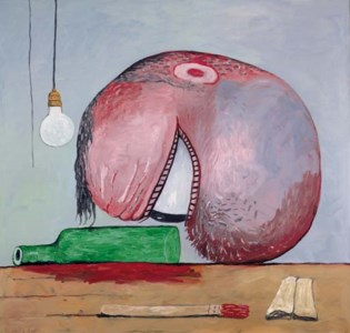Philip Guston, Head and Bottle