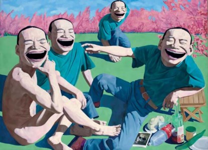 Yue Minjun, Le déjeuner sur l'herbe