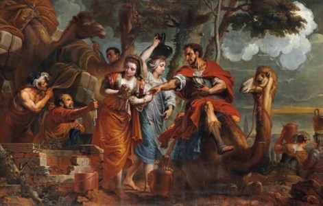 Jacob and his family on the way to Canaan