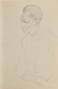 Portrait de Wilfredo Lam en buste
