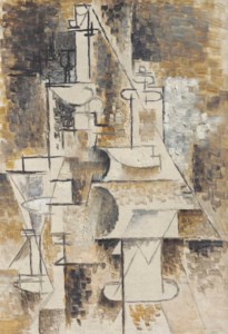 Pablo Picasso, La Carafe (Bouteille et verre)