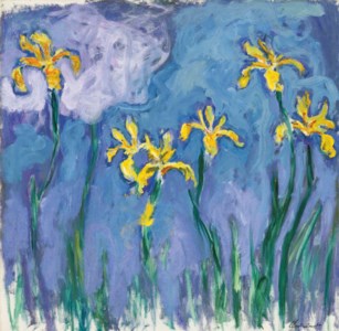 Claude Monet, Iris jaunes au nuage rose