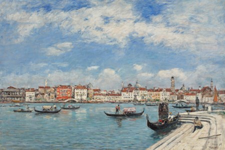 Eugène Boudin, Venise, vue prise de San Giorgio