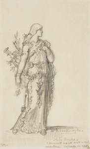 Costume design for Sapho