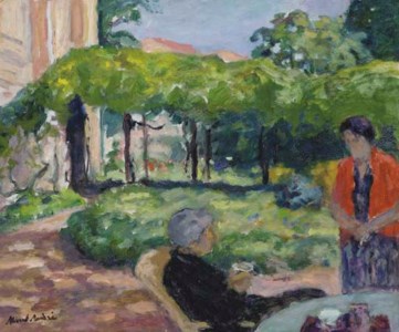 Dans le jardin: le thé