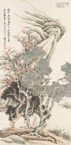 Zhang Da Qian, Scholar in the Woods
