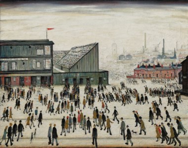 LAURENCE STEPHEN LOWRY, R.A., Going to the Match