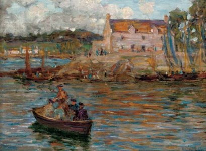 Boats in a harbour