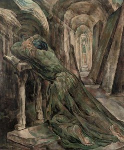 Weeping woman