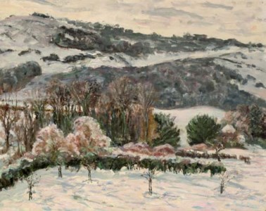 Sussex Downs from the Artist's Garden