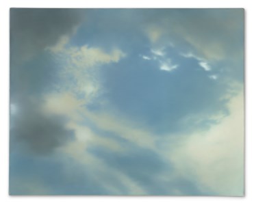 Gerhard Richter, Wolkenstudie (grün-blau) (Study for Clouds (Green-blue))