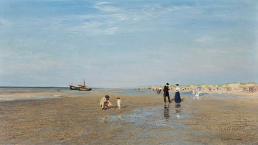 Ivan Pokhitonov, Sur la plage