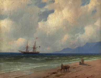 On the shore
