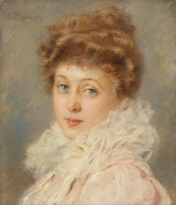Portrait of an elegant woman