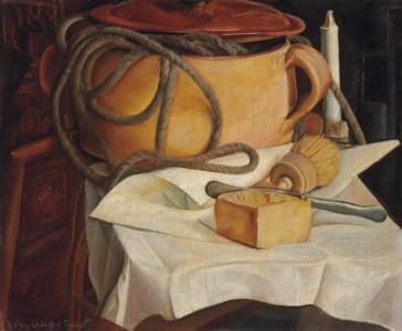 Still life with candle