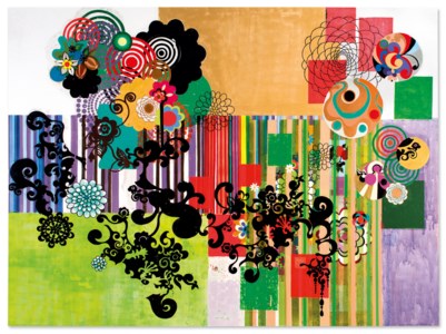 Beatriz Milhazes, Avenida Brasil (Brazil Avenue)
