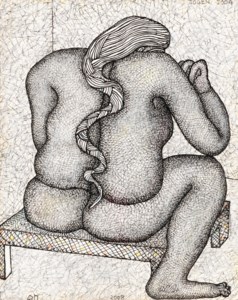 Woman (Nude) on Charpoy