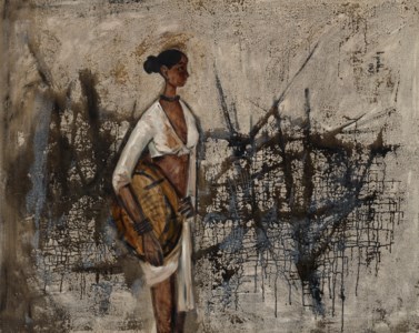 Fisher Girl with Net