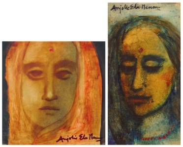 Untitled (Woman in Shawl); Untitled (Lady)