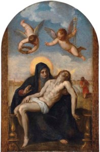 The Pietà , a view of Venice beyond