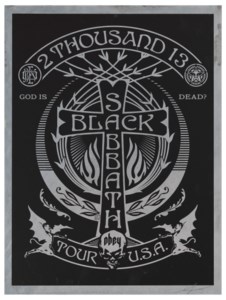 Black Sabbath Cross Silver, 2013