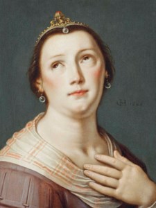 Head of a woman