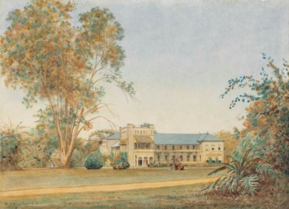 Governor's Residence, St. Ann's, from the East Lawn, Trinidad