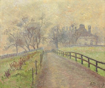 A foggy morning, Mortlake