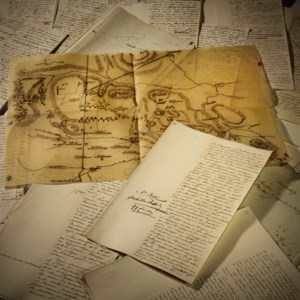 NAPOLEON I, EMPEROR OF THE FRENCH, 'Bataille d'Austerlitz' [The Battle of Austerlitz]. Partly autograph manuscript dictated to General Henri-Gatien Bertrand and corrected by Napoleon, Saint Helena, [c. 1816-1818].