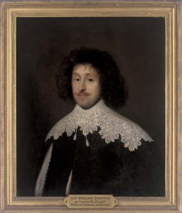 Portrait of a gentleman, traditionally identified as Sir William Campion, bust-length, in a black doublet and white lace collar