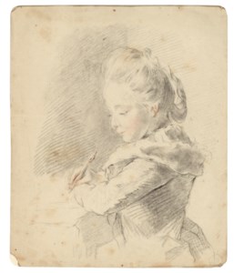 An album containing nine portraits of women