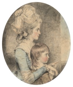Portrait of Miss Dehany Hall (1759-1822) and her nephew Charles Lawrence (1776-1853)