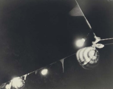 Bastille Day Lanterns at Night, Paris, 1933