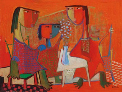 Three Women at Table