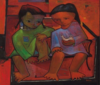 Niños sentados
