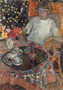 Dédé at the table