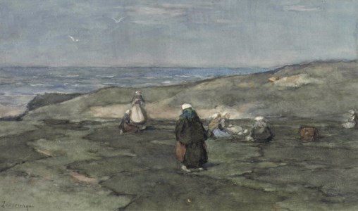 Mending the nets in the dunes
