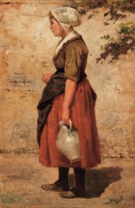 A fisherwoman from Scheveningen