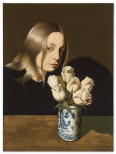 Anna Weyant, Ingrid With Flowers