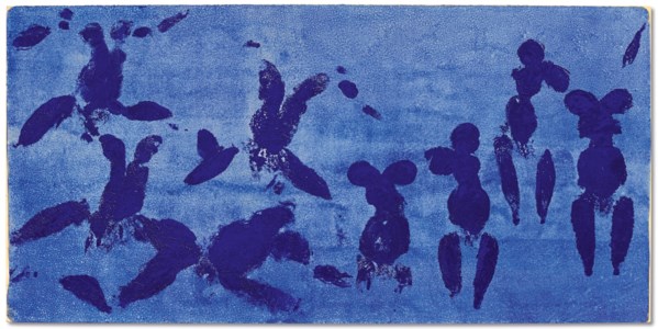 Yves Klein, Anthropométrie de l’époque bleue, (ANT 124) (Anthropometry of the Blue Period), (ANT 124))