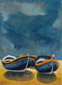 Dirassa Lilawhat Marakeb Raqam I (Study for the Boats Painting I)